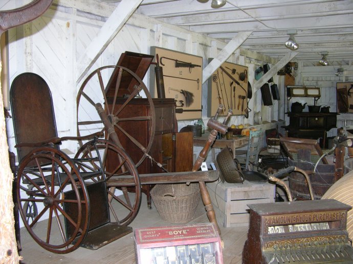 Spinning Wheel and Wheel Chair